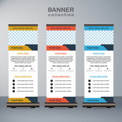 business roll up banner for all company