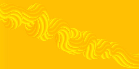 Abstract modern and seamless retro curved yellow fluid background with wave lines for wallpaper, cover, card, template, decoration and design.	