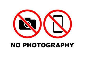 撮影禁止のイラスト(png)