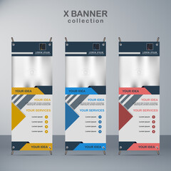 business x banner with modern style