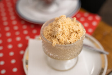 Yellow Vegan Peanut Ice Cream