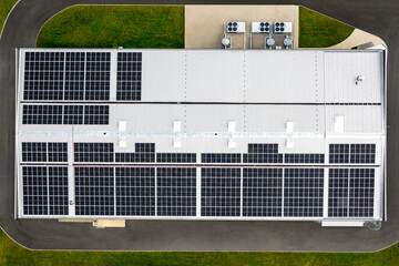 Tier III carrier neutral data center. Solar panels