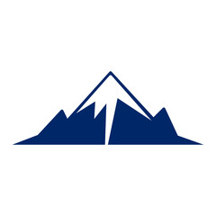 Fototapeta na wymiar Mountain logo icon design