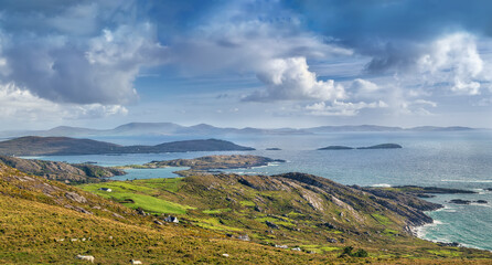 Fototapeta na wymiar Landscape from Ring of Kerry, Ireland