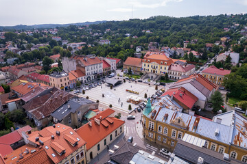 Wieliczka, Lesser Poland. Salt mine, graduation tower, railway station and other popular buildings...