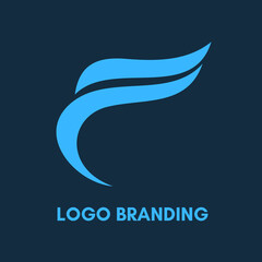 Naklejka premium abstract logo design barnad illustrator vecktor 