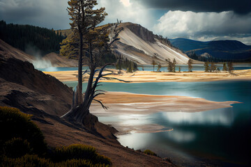 United States, Yellowstone National Park scenery
