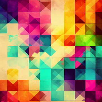 colorful geometric abstract background design 