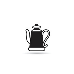 kettle icon on white background
