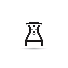stool icon vector illustration