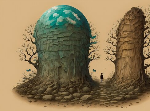 Paradoxical landscape