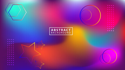 Abstract rainbow background. Blurred colorful rainbow background. Modern screen vector design for app. Vector illustration