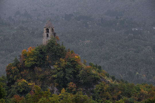 The ancient medieval tower of Rocca Corneta