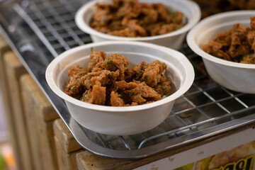 Fish Cakes in Styrofoam Box