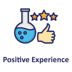 Flask, lab Vector Icon which can easily modify or edit

