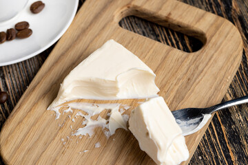 food from milk on the table