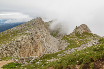 Randonnée dans le parc naturel régional du Vercors, France en été. Gresse en Vercors.