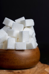Refined white beet sugar, cubes