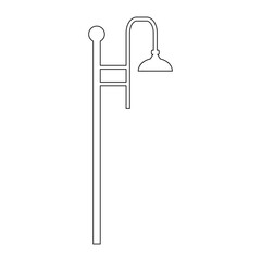 Street lights logo illustration vector