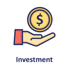 Dollar, economy Vector Icon
