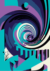  Frames and Backgrounds,  Decorative Ornaments,  Psychedelic Colors