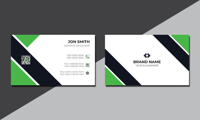 Creative minimal unique business card design, Professional business card design template.