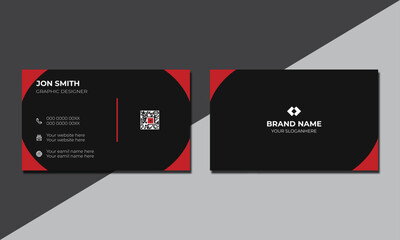 Creative minimal unique business card design, Professional business card design template.