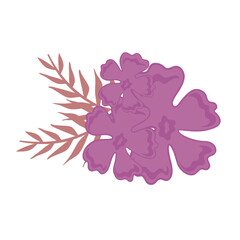 purple mini flower