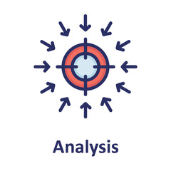 Analysis, attention Vector Icon
