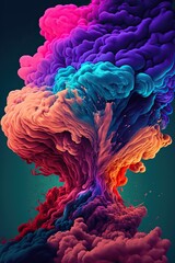 Obraz premium fantasy abstract colourful background.