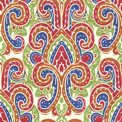 stylized ethnic pattern.