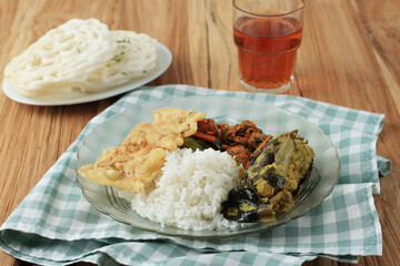 Nasi Warteg, Warung Tegal Menu