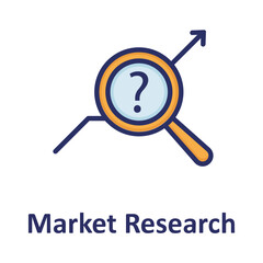 Analysis, magnifier Vector Icon

