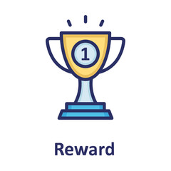 Achievement, award Vector Icon

