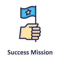 Fototapeta premium Achieve, achievement Vector Icon