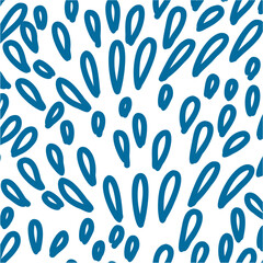 Seamless abstract ornament rainy cloudy sky