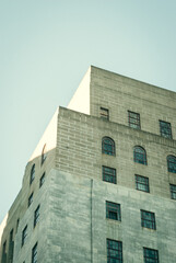 modern office building with sky