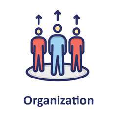 Group, management Vector Icon

