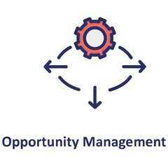 Bidding, cog Vector Icon

