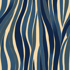 Blue seamless tile, Generative AI