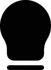 Idea icon symbol illustration vector image, creative bulb design illustration