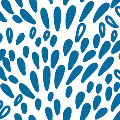 Seamless abstract ornament rainy cloudy sky