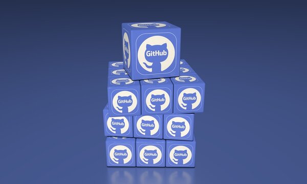 github, Social Media Stock Photo.