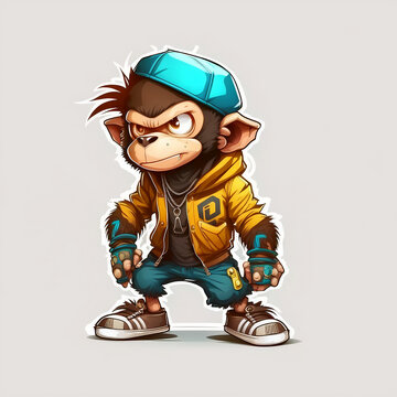 Monkey Cyber Hip hop