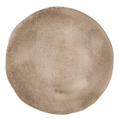 brown watercolor circle. hand drawn brown watercolor round frame