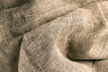 Grey linen fabric for sewing clothes and other things