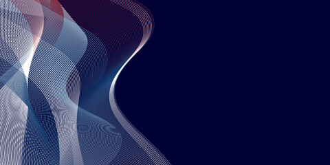 Colorful Abstract Wave Background. Flow liquid lines design elemen. vector illustration