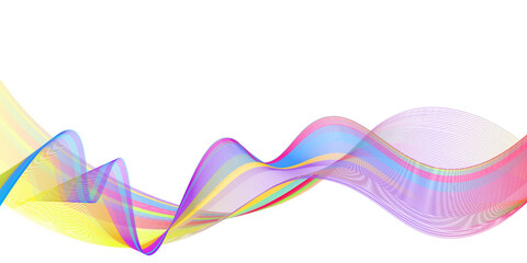 Colorful Abstract Wave Background. Flow liquid lines design elemen. vector illustration