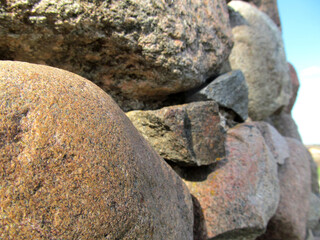 large stones piled on top of each other