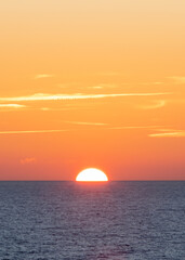 sun streaming into the sea